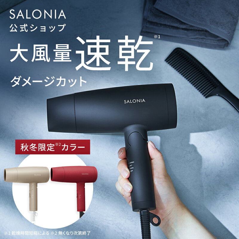 SALONIA スピーディー イオンドライヤー